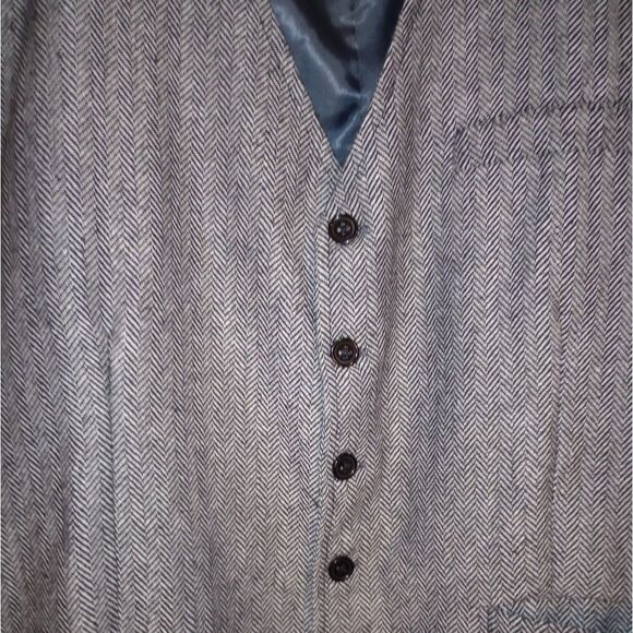 🆕🦺 Men's Chevron Suit Vest - Picture 4 of 6